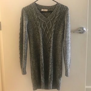 Grey knitted Dress